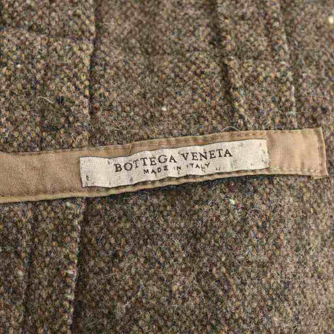 Bottega Veneta(ボッテガヴェネタ)のボッテガヴェネタ テーラードジャケット シングル ウール コットン 44 L 茶 レディースのジャケット/アウター(その他)の商品写真