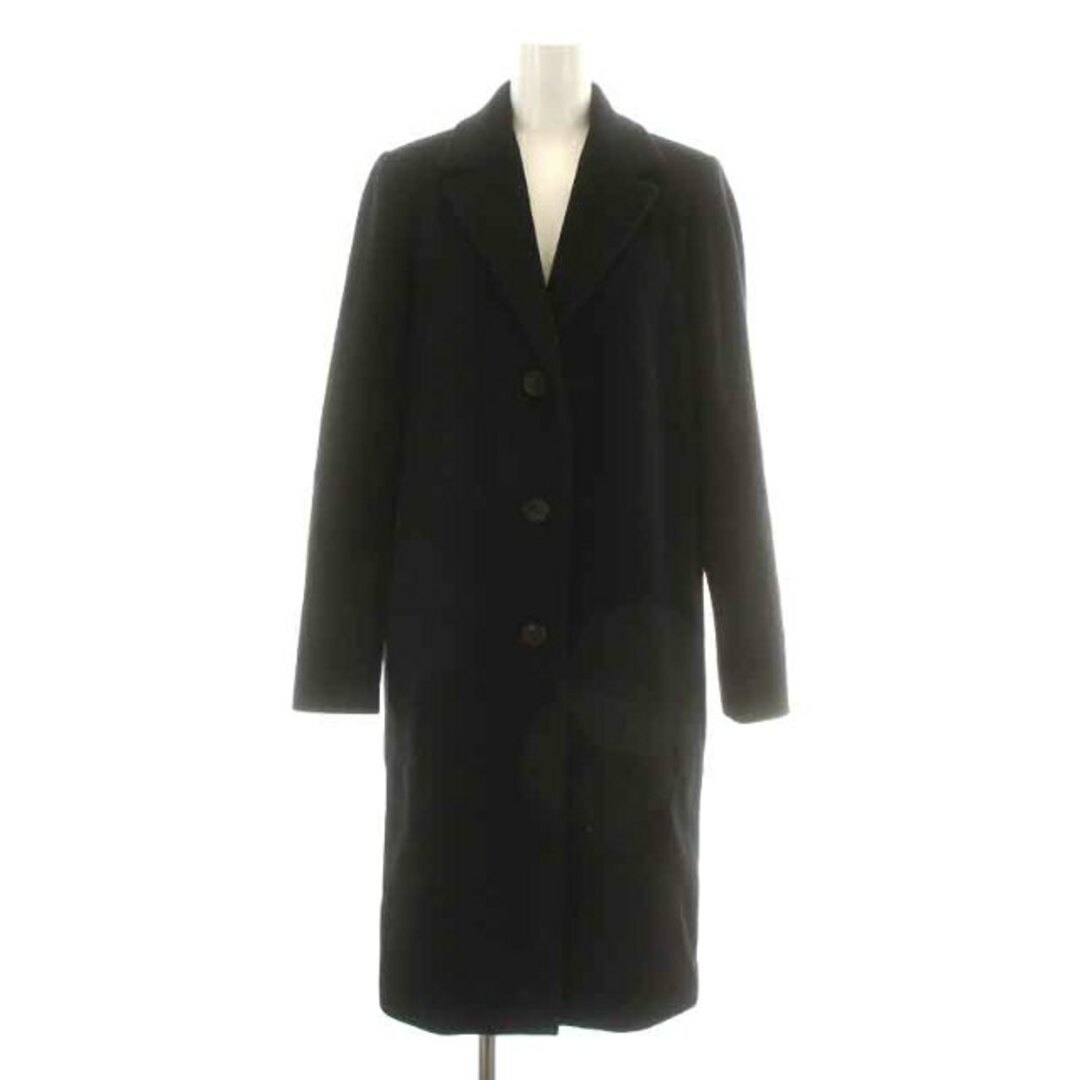 theory(セオリー)のセオリー WOOL COAT CLAIRENE BJ チェスターコート S 黒 レディースのジャケット/アウター(その他)の商品写真