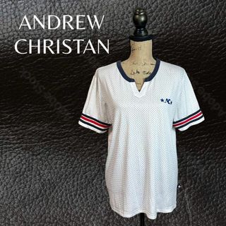 アンドリュークリスチャン(Andrew Christian)の【ANDREW CHRISTIAN】メッシュTシャツ　通気性　Ｖネック　伸縮素材(Tシャツ/カットソー(半袖/袖なし))