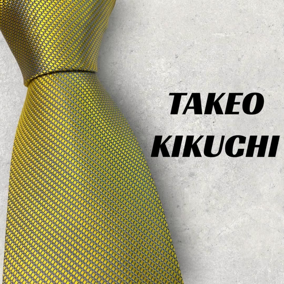 TAKEO KIKUCHI(タケオキクチ)の【5925】美品！タケオキクチ　ネクタイ　ゴールド系 メンズのファッション小物(ネクタイ)の商品写真