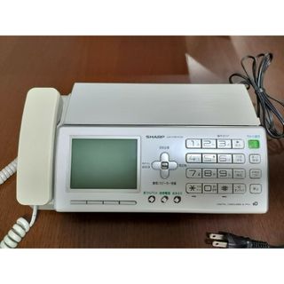 シャープ(SHARP)のFAX電話機 シャープ　UX-D57CW　ジャンク品(OA機器)