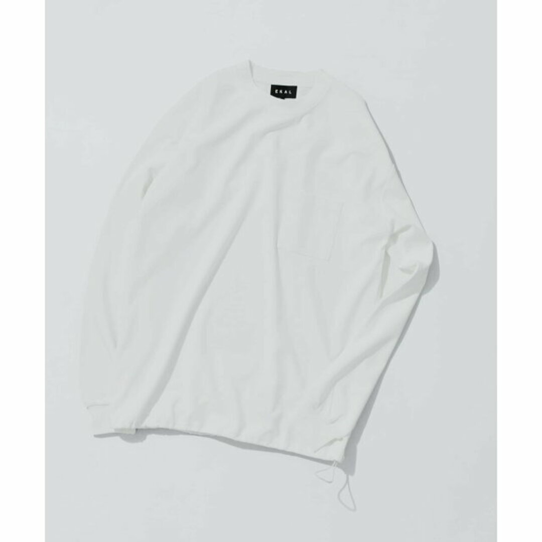 URBAN RESEARCH DOORS(アーバンリサーチドアーズ)の【ホワイト】AIRFLEXポンチロングスリーブTシャツ メンズのトップス(Tシャツ/カットソー(半袖/袖なし))の商品写真