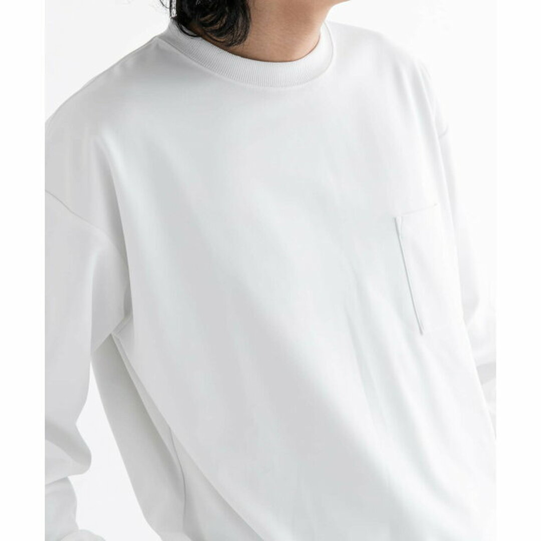 URBAN RESEARCH DOORS(アーバンリサーチドアーズ)の【ホワイト】AIRFLEXポンチロングスリーブTシャツ メンズのトップス(Tシャツ/カットソー(半袖/袖なし))の商品写真