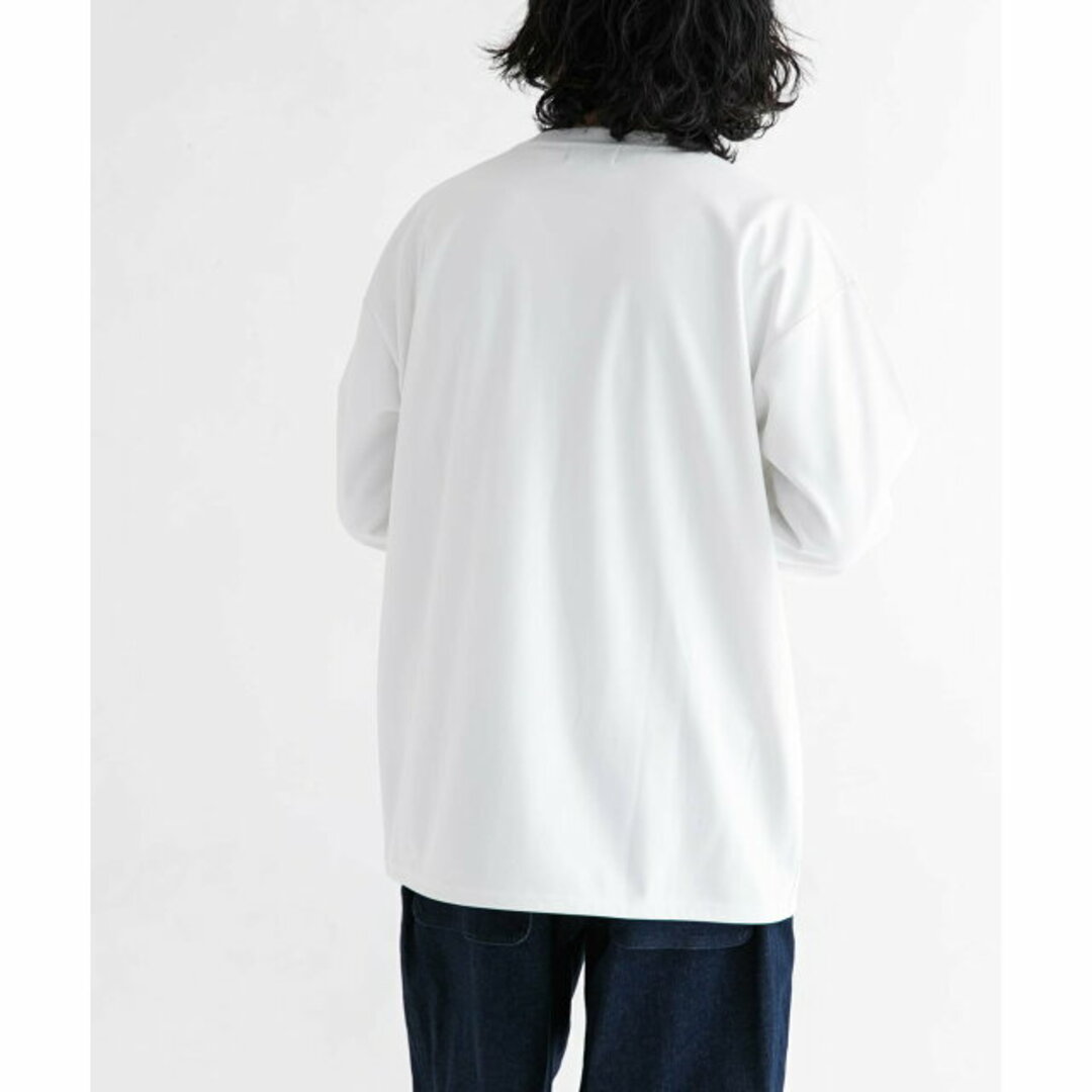 URBAN RESEARCH DOORS(アーバンリサーチドアーズ)の【ホワイト】【L】AIRFLEXポンチロングスリーブTシャツ メンズのトップス(Tシャツ/カットソー(半袖/袖なし))の商品写真