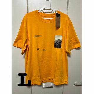 ザノースフェイス(THE NORTH FACE)の新品　ノースフェイス　Tシャツ　NT32339 サミットゴールド　メンズ　L(Tシャツ/カットソー(半袖/袖なし))