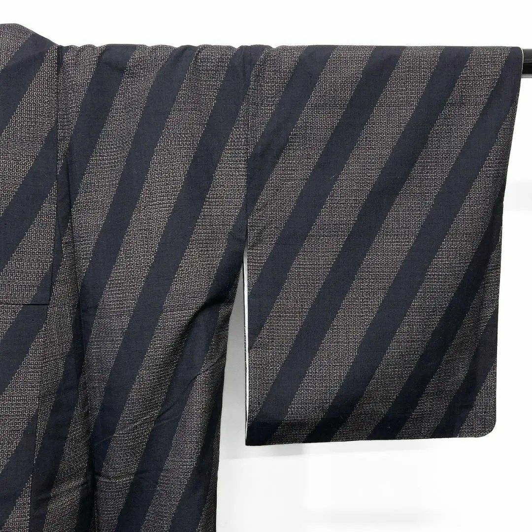 小紋　亀甲　斜め縞　着物　022w レディースの水着/浴衣(その他)の商品写真