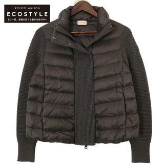 モンクレール(MONCLER)のモンクレール 【国内正規】B20939453400 98124 TRICOT CARDIGAN ニット/ナイロン 切替 ダウン S(その他)