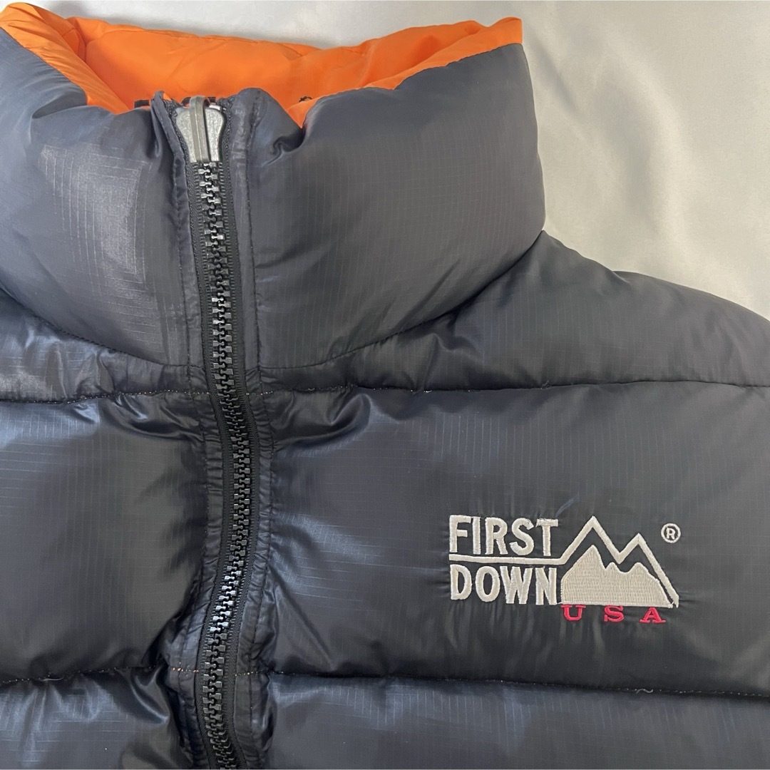 FIRST DOWN(ファーストダウン)のファーストダウン　first down   肉厚　ダウンジャケット　リバーシブル メンズのジャケット/アウター(ダウンジャケット)の商品写真