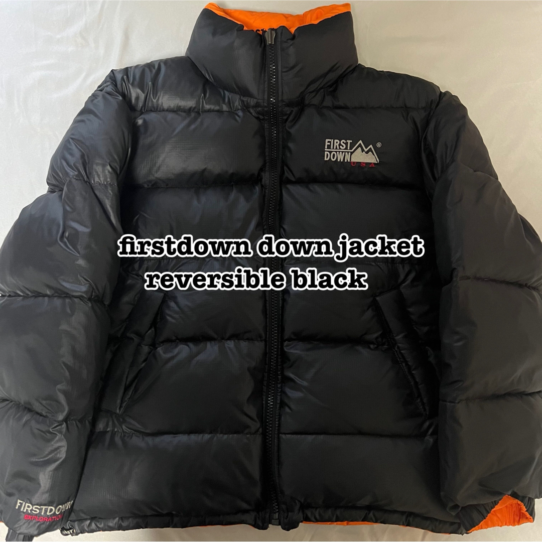 FIRST DOWN(ファーストダウン)のファーストダウン　first down   肉厚　ダウンジャケット　リバーシブル メンズのジャケット/アウター(ダウンジャケット)の商品写真