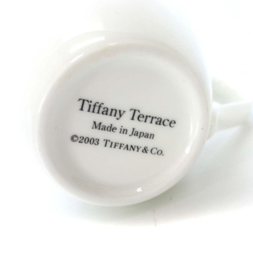 Tiffany & Co.(ティファニー)のティファニー テラス 2客セット ペア マグカップ 白 ホワイト 陶器 箱付 インテリア/住まい/日用品のキッチン/食器(食器)の商品写真