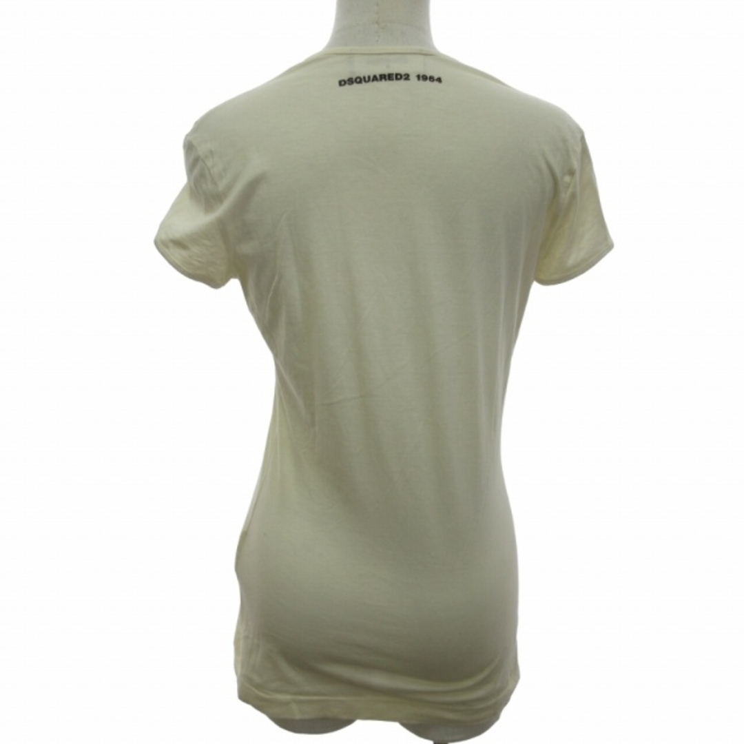 DSQUARED2(ディースクエアード)のディースクエアード カットソー Ｔシャツ 半袖 アイボリー系 S IBO48 レディースのトップス(Tシャツ(半袖/袖なし))の商品写真