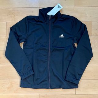 アディダス(adidas)のadidas アディダス 黒 ジャージ キッズ 150cm ☆新品未使用(ジャケット/上着)