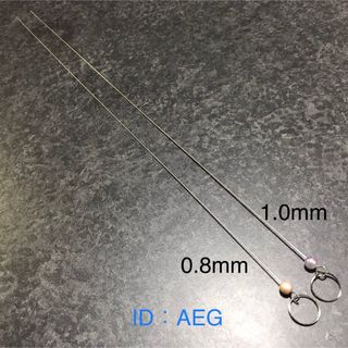 神経締め★0.8mm 1.0mm 全長約48cm 2本セット(ルアー用品)