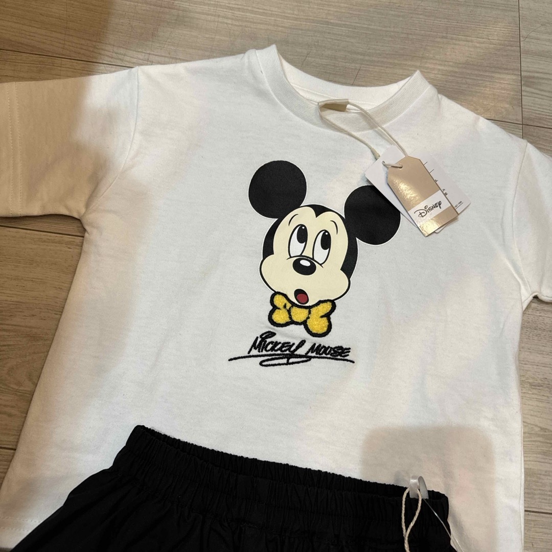 しまむら(シマムラ)のミッキー　セットアップ キッズ/ベビー/マタニティのキッズ服男の子用(90cm~)(Tシャツ/カットソー)の商品写真