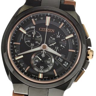 シチズン(CITIZEN)のシチズン CITIZEN BY0044-51F/H610-T018599 アテッサ ダイレクトフライト限定モデル ソーラー電波 メンズ 良品 保証書付き_805811(腕時計(アナログ))