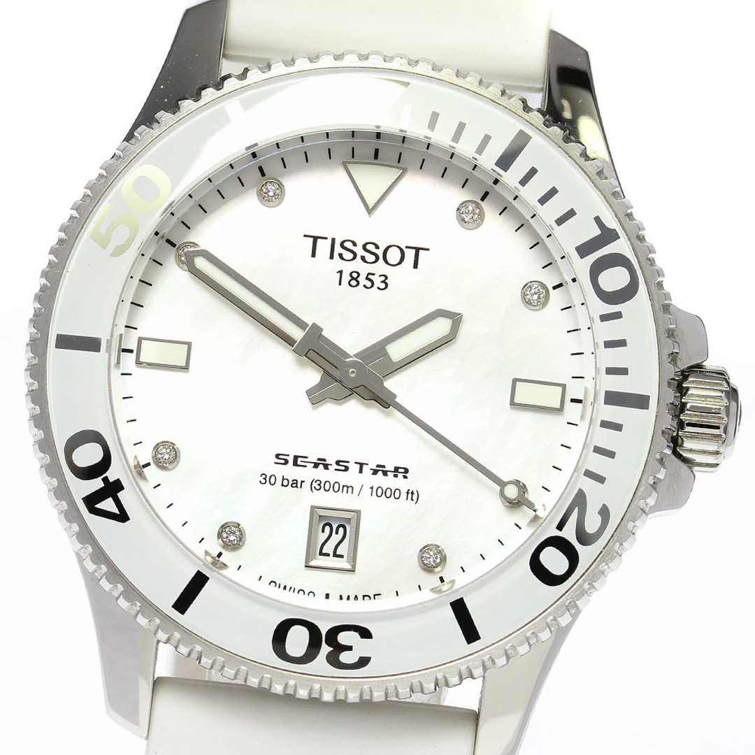 TISSOT(ティソ)のティソ TISSOT T120.210.17.116.00 T-スポーツ シースター 8Pダイヤモンド クォーツ ボーイズ 良品 _805516 メンズの時計(腕時計(アナログ))の商品写真