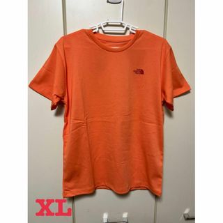 ザノースフェイス(THE NORTH FACE)の新品　ノースフェイス　Tシャツ　NTW32349 レディース　XL オレンジ(Tシャツ(半袖/袖なし))