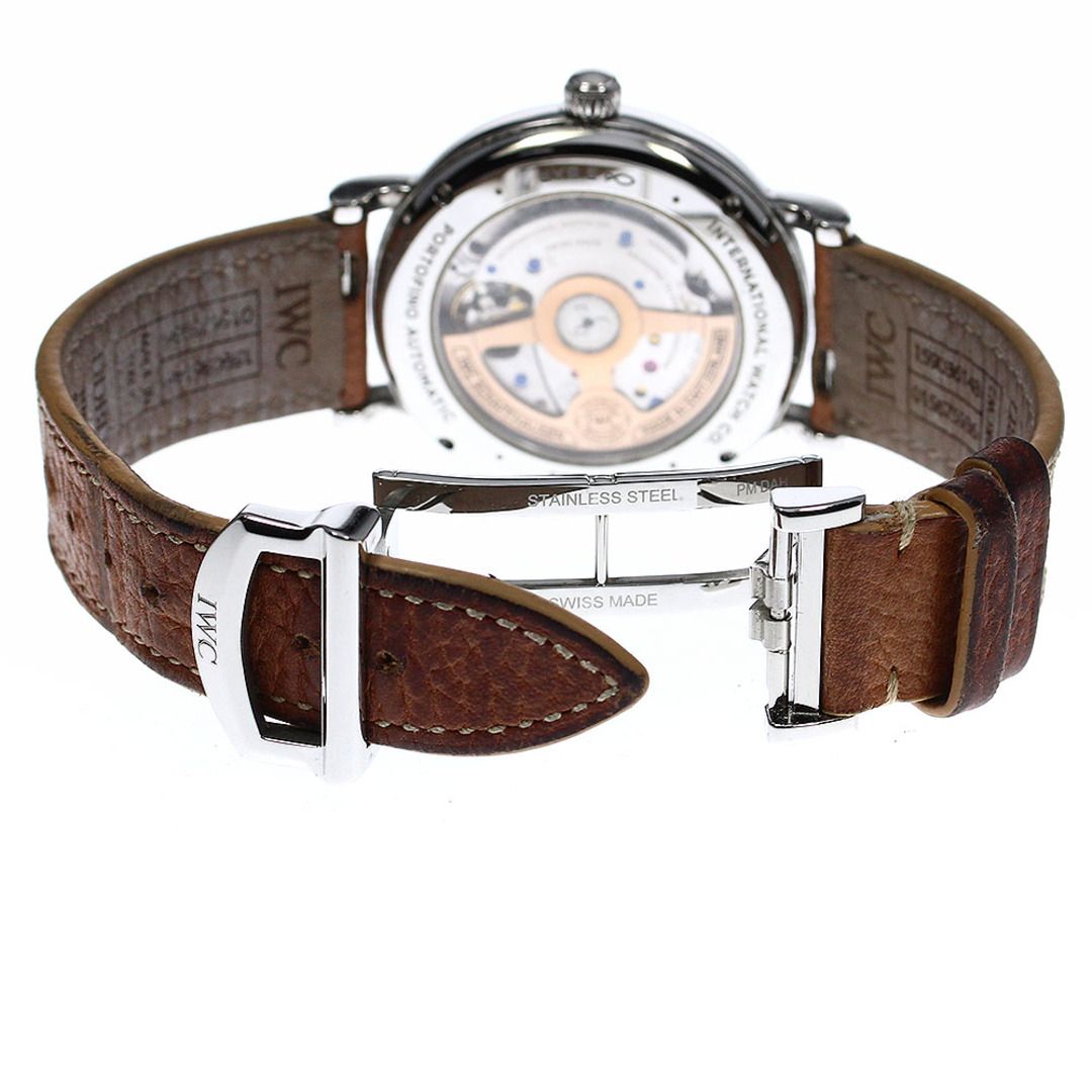 IWC(インターナショナルウォッチカンパニー)のIWC SCHAFFHAUSEN IW458601 ポートフィノ 12Pダイヤモンド 自動巻き ボーイズ 箱・保証書付き_804114 メンズの時計(腕時計(アナログ))の商品写真