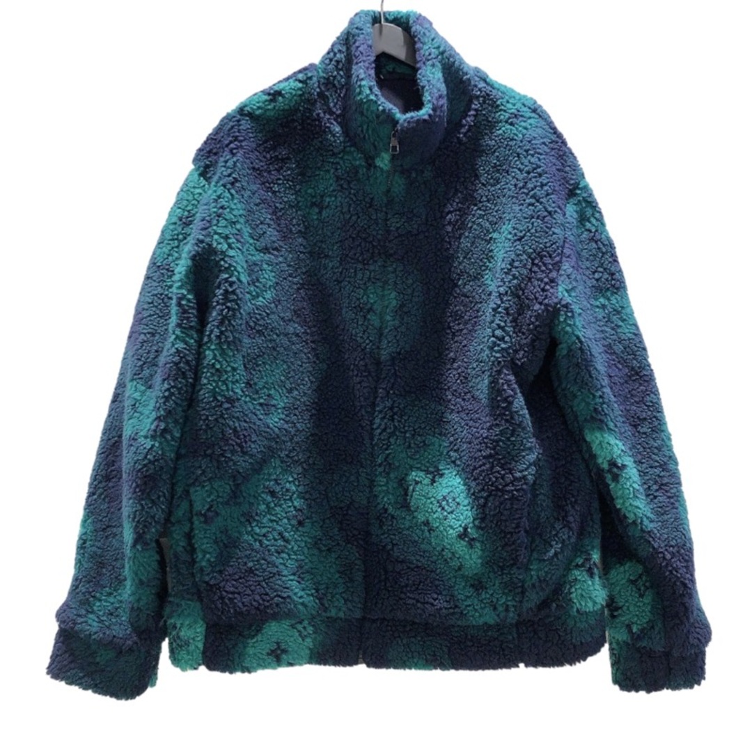 LOUIS VUITTON - 　ルイ・ヴィトン LOUIS VUITTON モノグラム ボア フリース ジャケット HOY15W グリーン ネイビー ポリエステル メンズ その他アウター