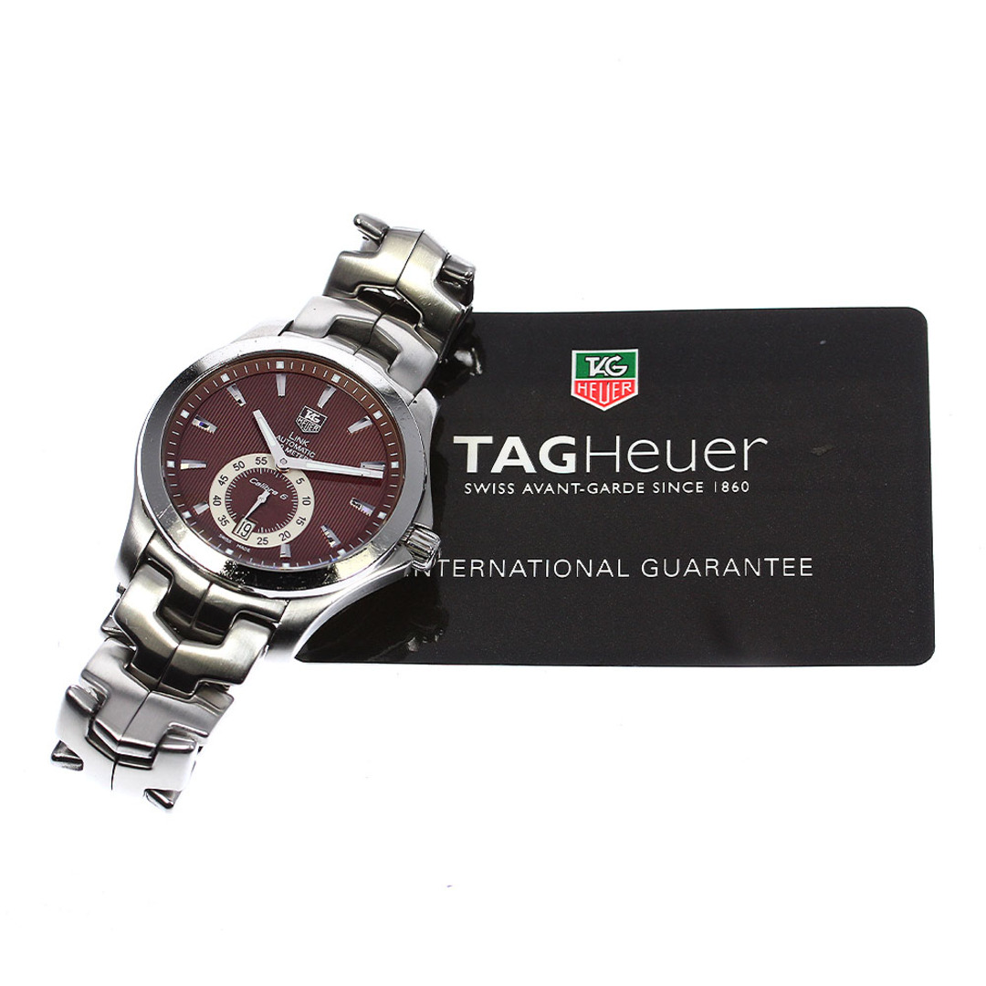 TAG Heuer(タグホイヤー)のタグホイヤー TAG HEUER WJF211C リンク キャリバー6 デイト 自動巻き メンズ 保証書付き_799931 メンズの時計(腕時計(アナログ))の商品写真