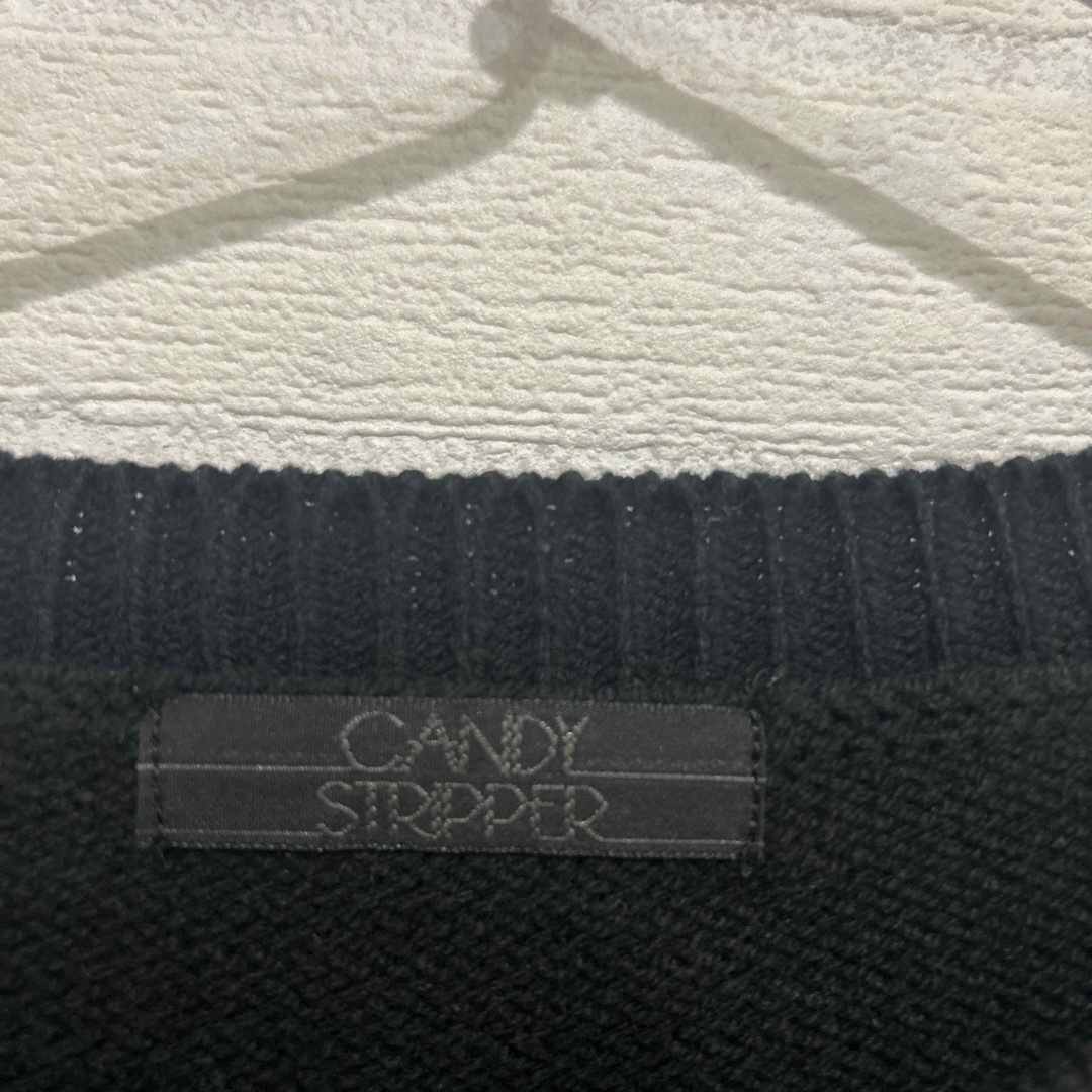 Candy Stripper(キャンディーストリッパー)の美品　キャンディストリッパー　パンダ　ニット　トレーナー　スウェット レディースのトップス(トレーナー/スウェット)の商品写真