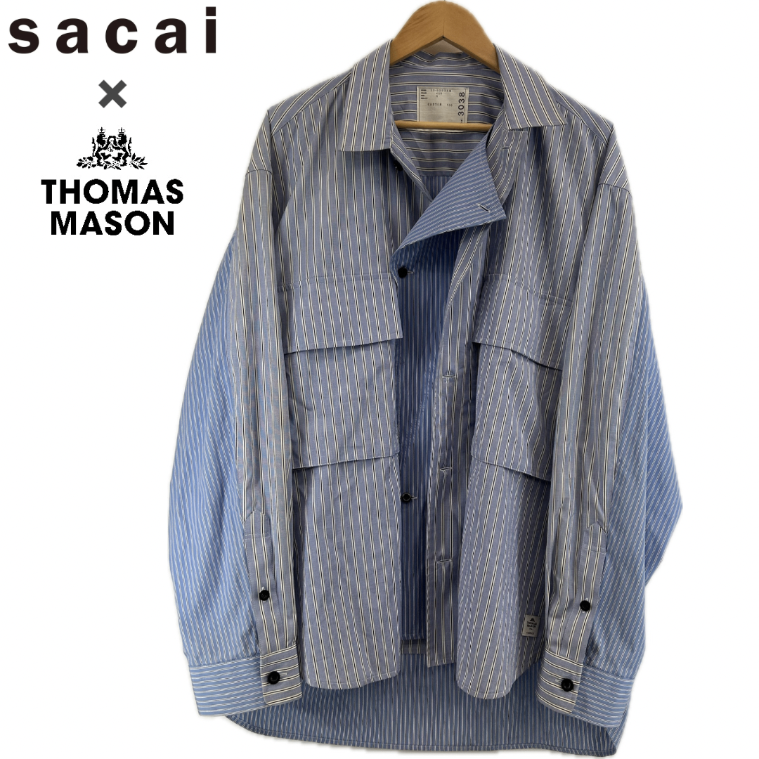 sacai - 【23SS sacai × THOMAS MASON COTTON POPLIN L/S SHIRT