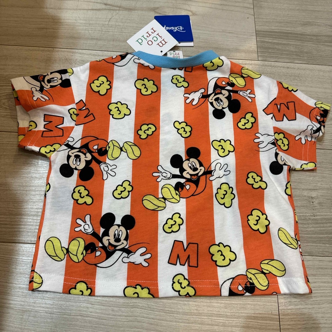 しまむら(シマムラ)のミッキーTシャツ キッズ/ベビー/マタニティのキッズ服男の子用(90cm~)(Tシャツ/カットソー)の商品写真