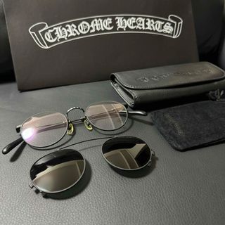 クロムハーツ(Chrome Hearts)の美品 2個セット クロムハーツ メガネ + サングラス JUCIFER 1 (サングラス/メガネ)