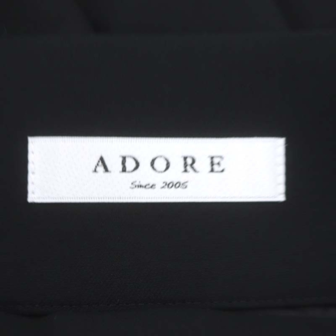 ADORE(アドーア)のアドーア ハイツイストギャバラウンドスリットスカート タイト ロング 36 黒 レディースのスカート(ロングスカート)の商品写真