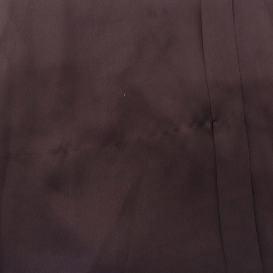 ナラカミーチェ サテン シャツ ブラウス 長袖 タック ポケット 0 紫 レディースのトップス(シャツ/ブラウス(長袖/七分))の商品写真