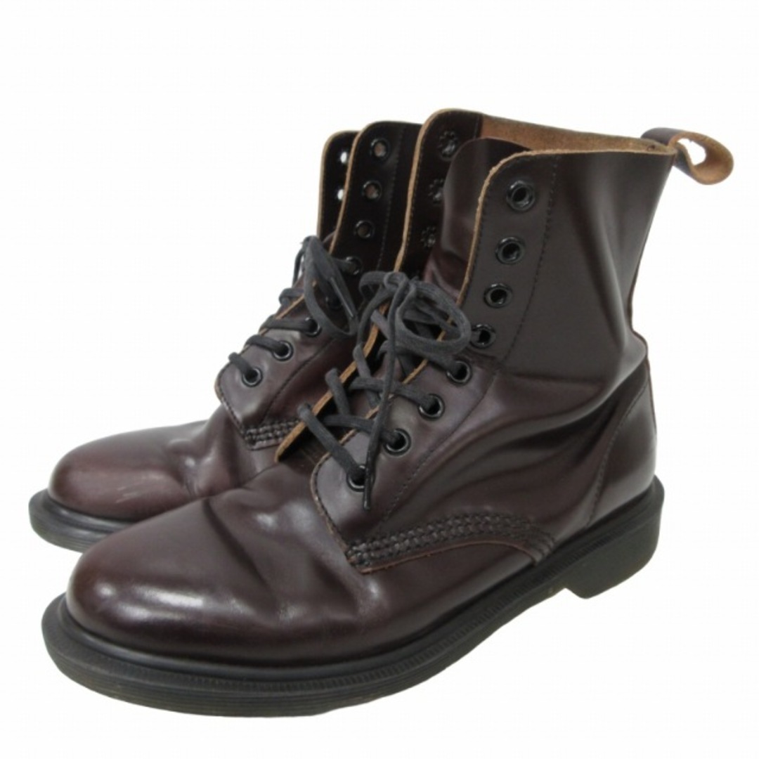 Dr.Martens(ドクターマーチン)のドクターマーチン 1F66 ホールブーツ シューズ ボルドー 24㎝ IBO47 レディースの靴/シューズ(ブーツ)の商品写真