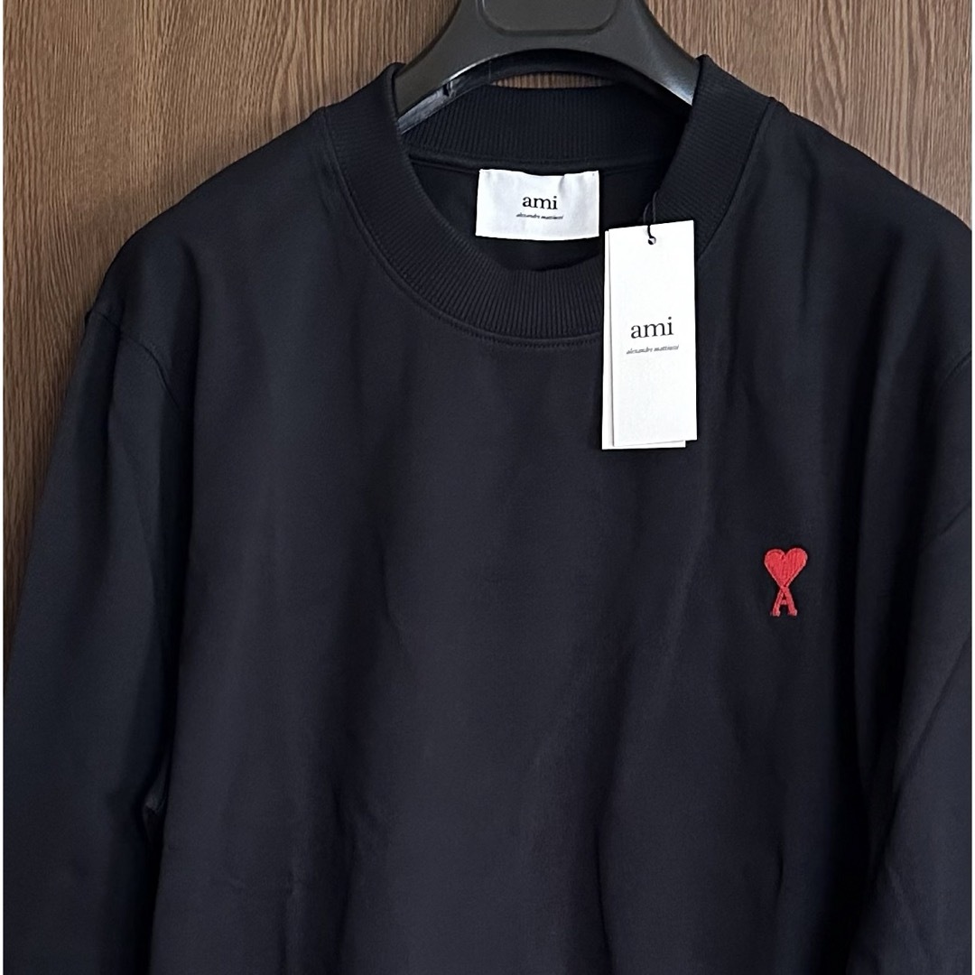 Maison Martin Margiela(マルタンマルジェラ)の黒XXXL新品 AMI Paris アミ グラフィック ロゴ ロング Tシャツ  メンズのトップス(スウェット)の商品写真