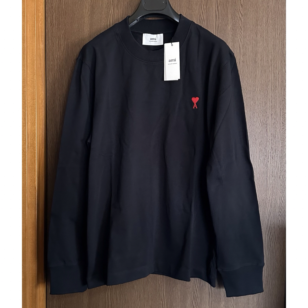 Maison Martin Margiela(マルタンマルジェラ)の黒XXXL新品 AMI Paris アミ グラフィック ロゴ ロング Tシャツ  メンズのトップス(スウェット)の商品写真