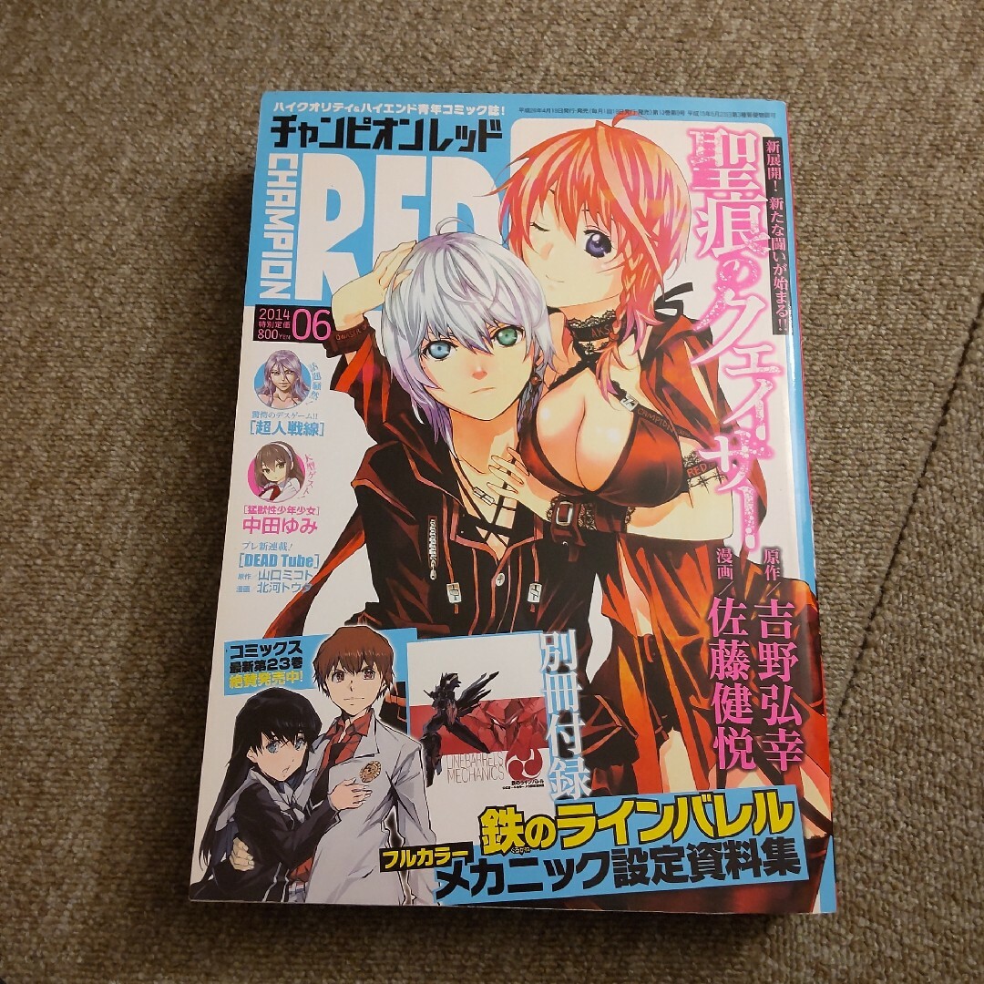 チャンピオン RED (レッド) 2014年 06月号　付録なし エンタメ/ホビーの漫画(漫画雑誌)の商品写真