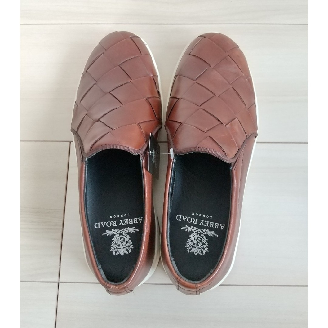 （638）ABBEY ROAD LONDON ブラウン シューズ（25.0cm） メンズの靴/シューズ(その他)の商品写真