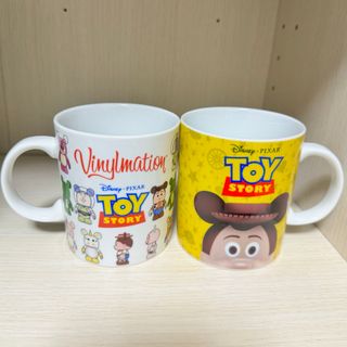 ディズニー(Disney)のマグカップセット ディズニーストア トイストーリー バイナルメーション(キャラクターグッズ)