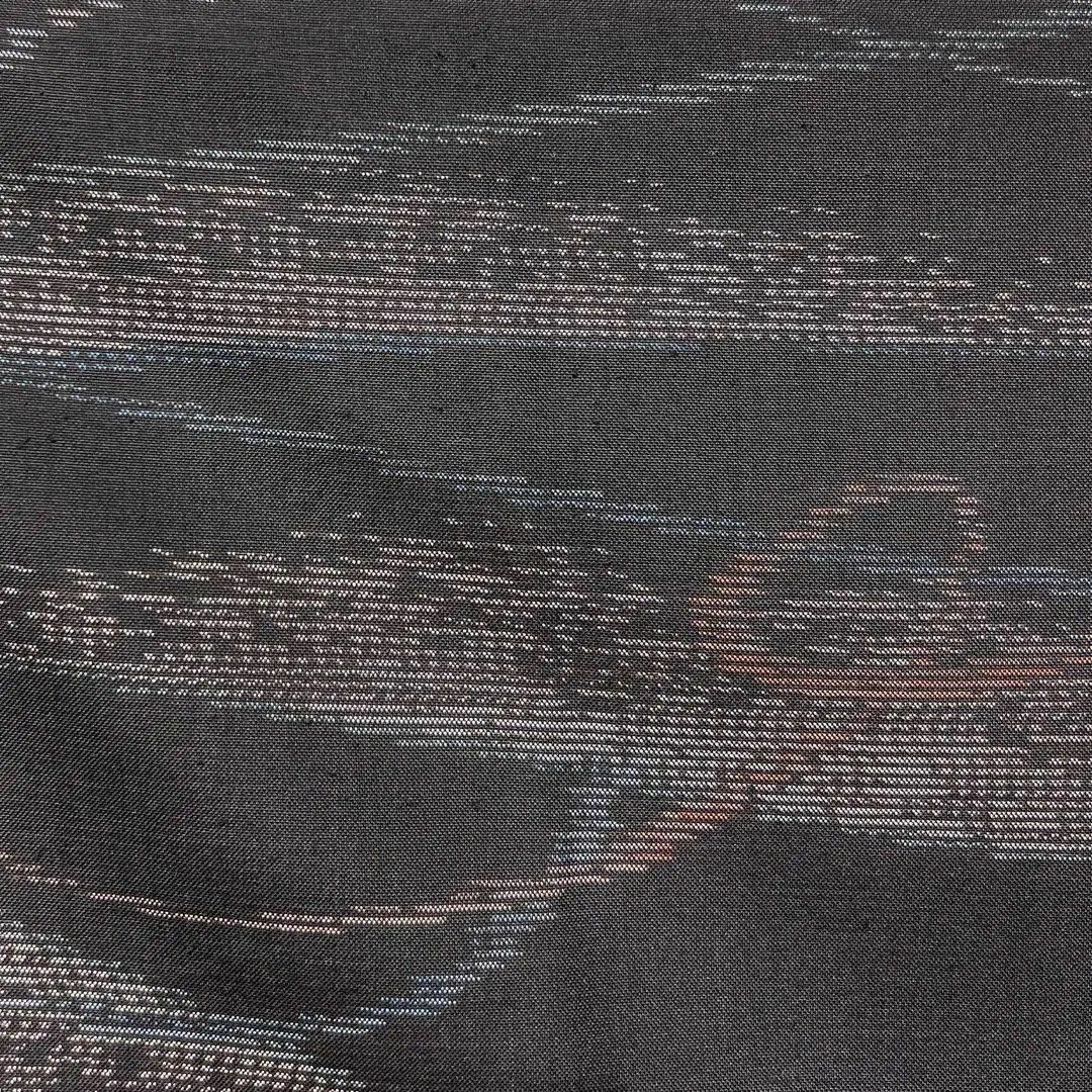 小紋　大島紬　流線模様　泥染　着物　022w レディースの水着/浴衣(その他)の商品写真