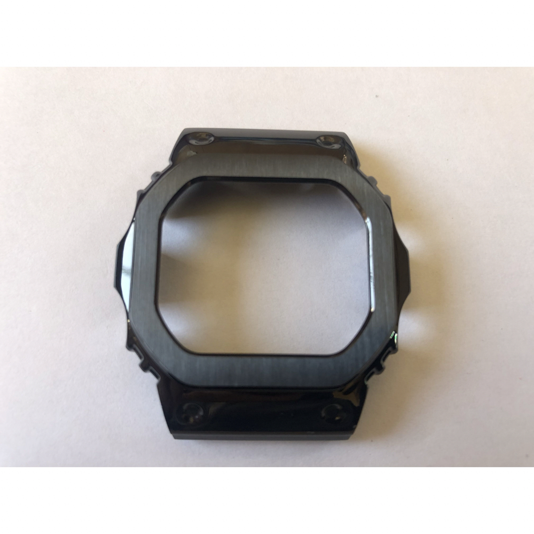 ステンレス製 G-SHOCK カスタム 5600系用　黒ベゼル&ベルト 工具付 ハンドメイドの素材/材料(各種パーツ)の商品写真