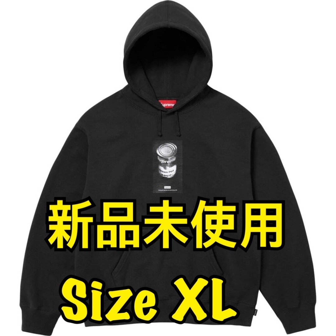 Supreme Soup Can Hooded Sweatshirt 黒 XL