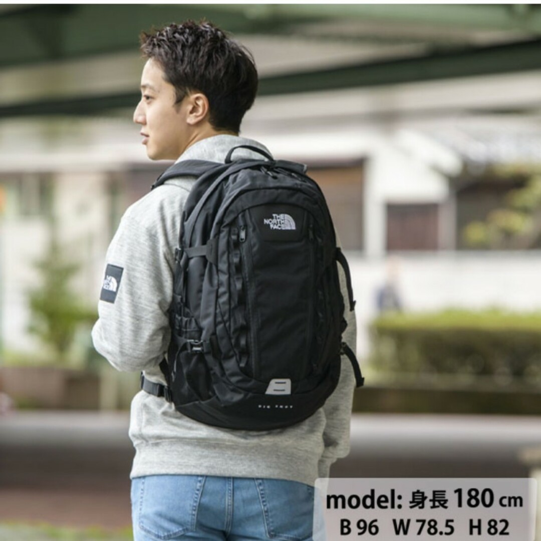 THE NORTH FACE(ザノースフェイス)のTHE NORTH FACE　ビッグショット NM72301 33L　BLACK メンズのバッグ(バッグパック/リュック)の商品写真