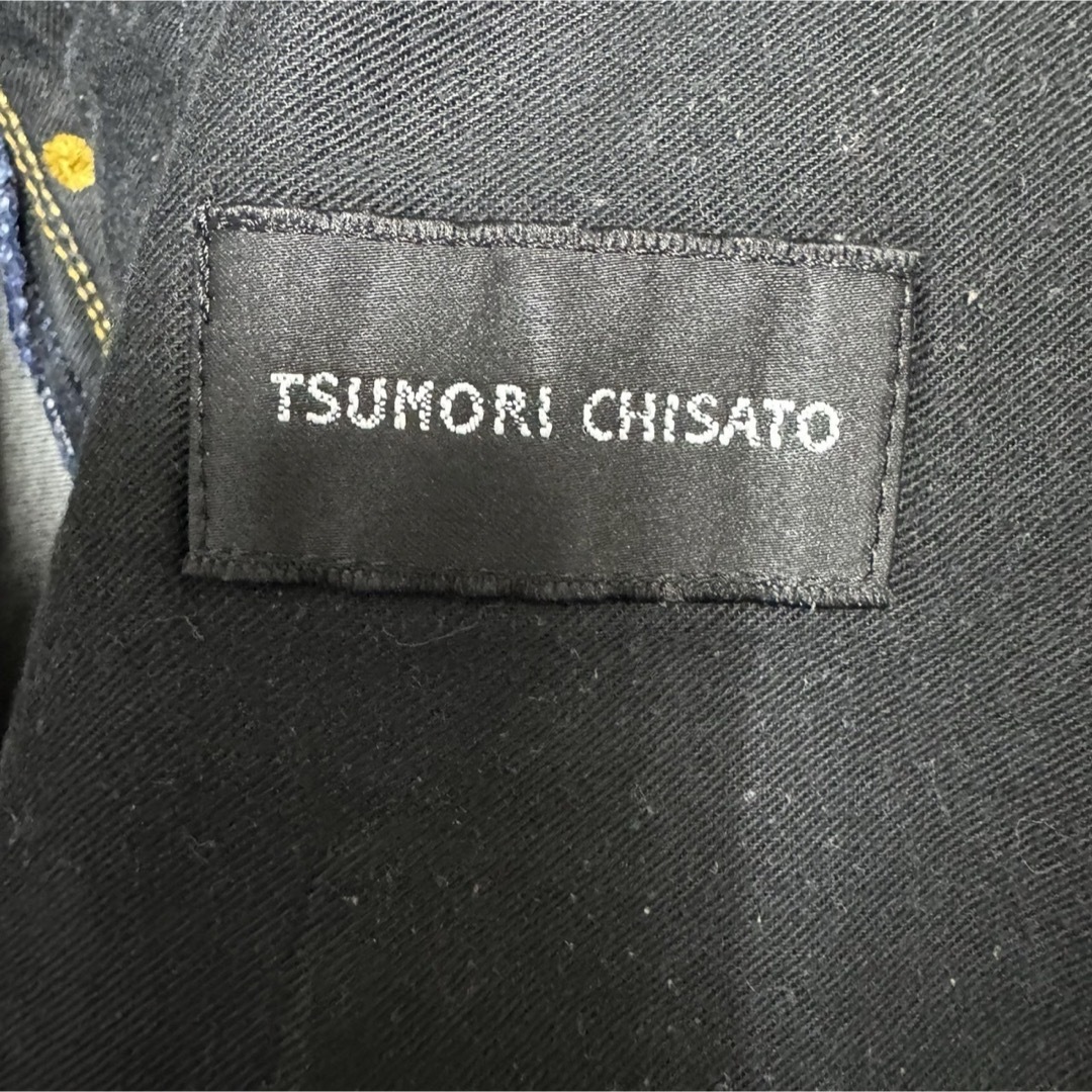 TSUMORI CHISATO(ツモリチサト)のTSUMORI CHISATO切り替えデザインデニム！ メンズのパンツ(サルエルパンツ)の商品写真
