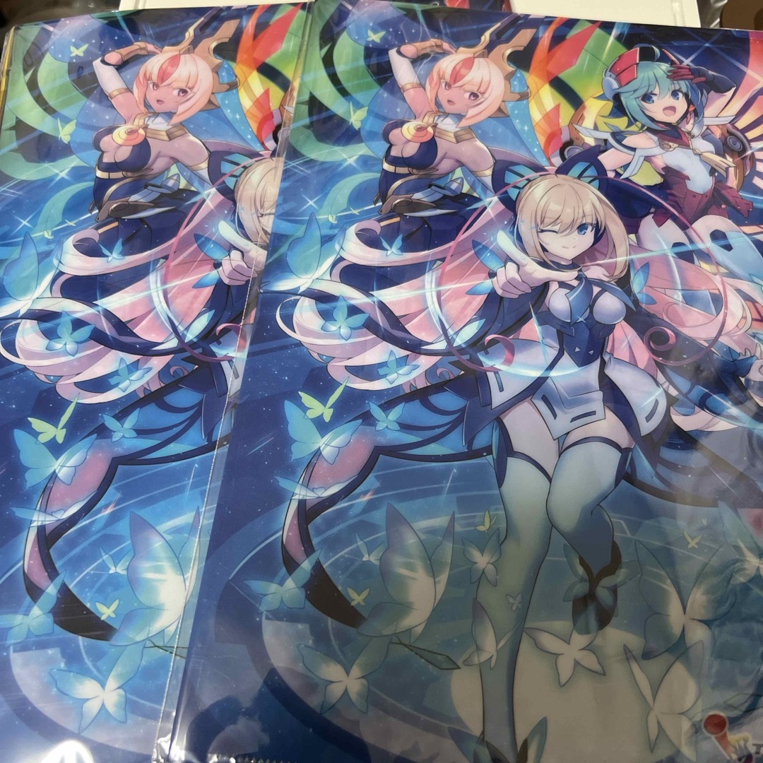 GUNVOLT RECORDS 電子軌録律 特典　クリアファイル 2枚 エンタメ/ホビーのアニメグッズ(クリアファイル)の商品写真