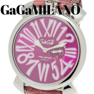 ガガミラノ(GaGa MILANO)のGaGaMILANO マヌアーレ46 5084 メンズ腕時計 ガガミラノ(腕時計(アナログ))