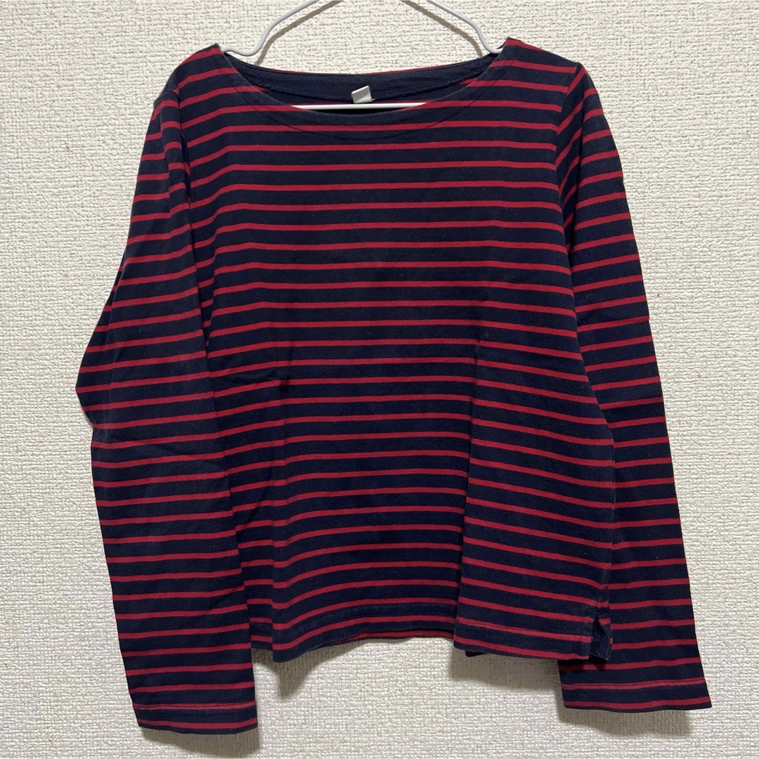 UNIQLO(ユニクロ)のUNIQLO  カットソー　キッズ　140 キッズ/ベビー/マタニティのキッズ服男の子用(90cm~)(Tシャツ/カットソー)の商品写真