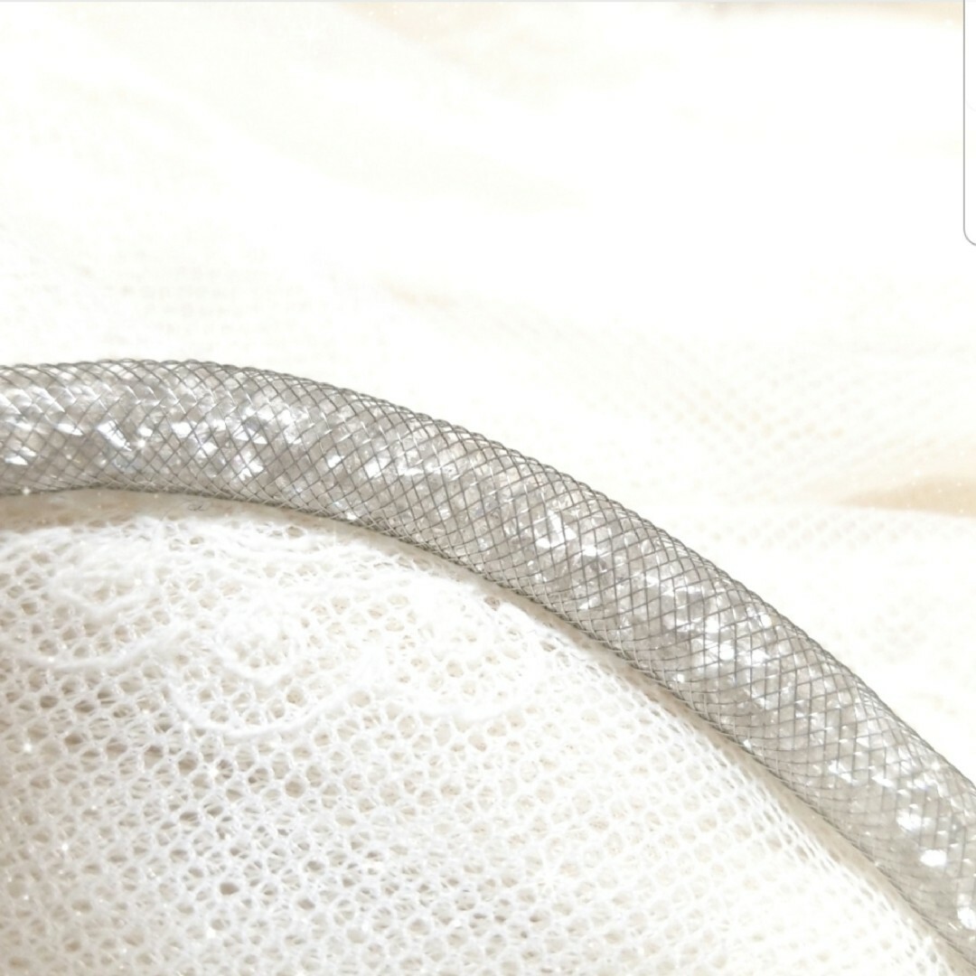 SWAROVSKI - スワロフスキー スターダスト シルバーメッシュ SWAROVSKI - スワロフスキー スターダスト シルバーメッシュ
