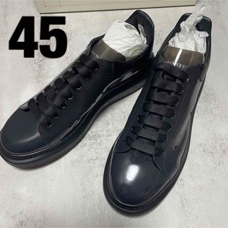 アレキサンダーマックイーン(Alexander McQueen)の新品未使用 アレキサンダーマックイーンオーバーサイズドスニーカー45スモーク/黒(スニーカー)