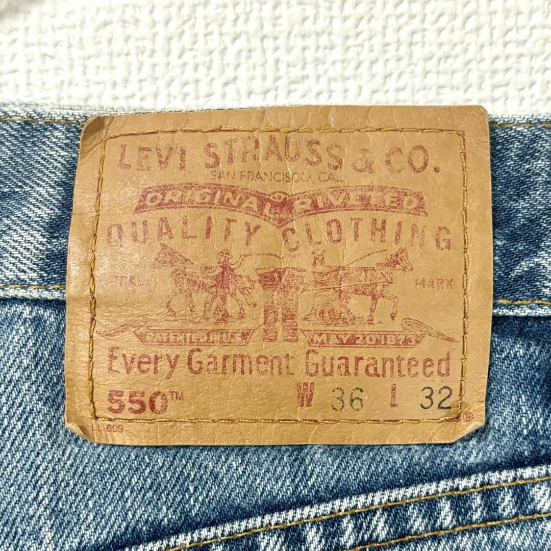 Levi's(リーバイス)のリーバイス550 Levis W36 ブルーデニム 青 00s パンツ 7911 その他のその他(その他)の商品写真