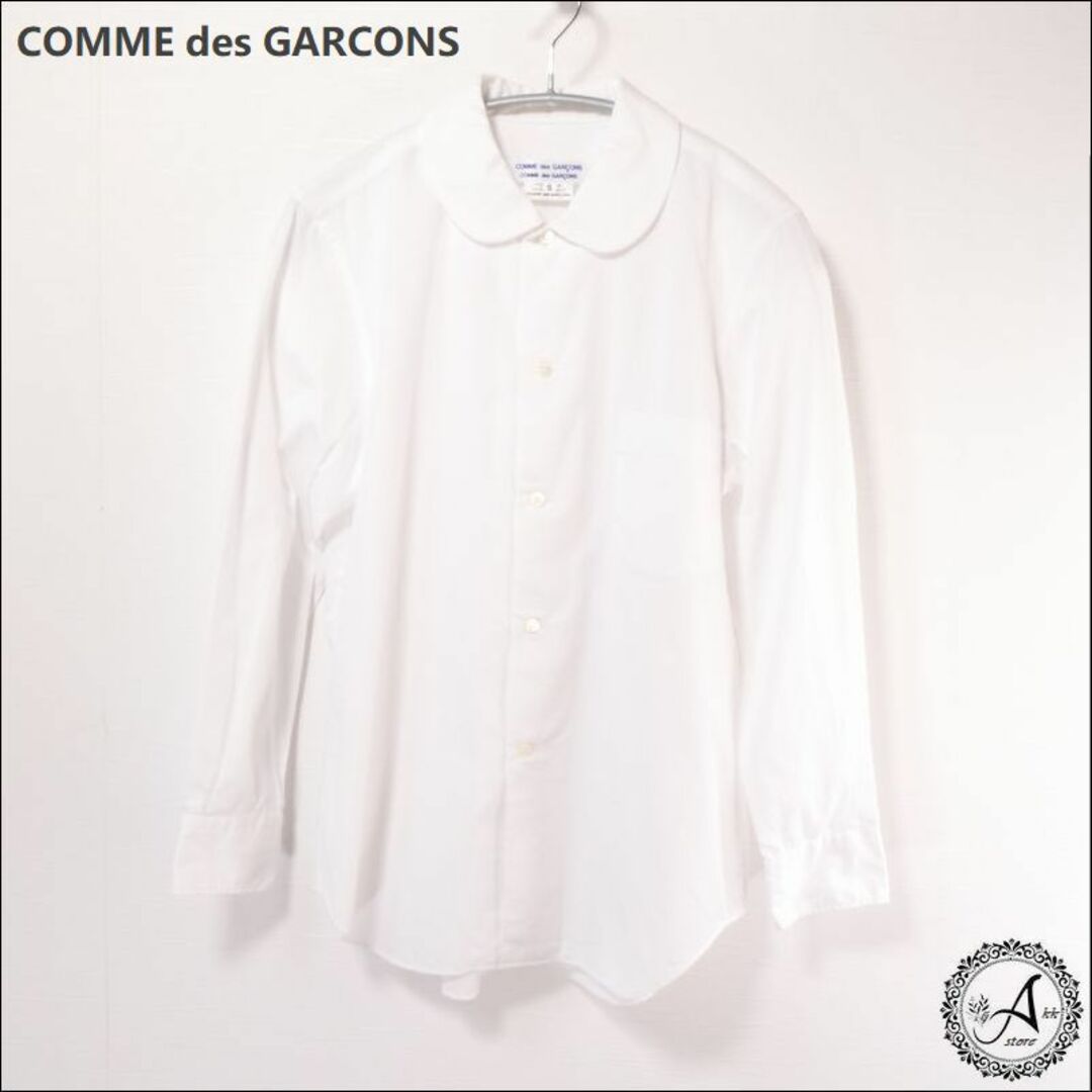 COMME des GARCONS(コムデギャルソン)のCOMME des GARCONS レディース 長袖 ブラウス 丸襟 日本製 S レディースのトップス(シャツ/ブラウス(長袖/七分))の商品写真