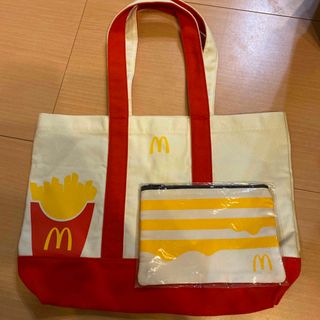 【新品未使用】マクドナルド×Coleman トートバッグ　ポーチ(トートバッグ)