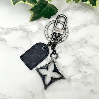 ルイヴィトン(LOUIS VUITTON)のルイヴィトン ポルト クレ・LV フォー ユー アンド ミー キーホルダー 黒(チャーム)